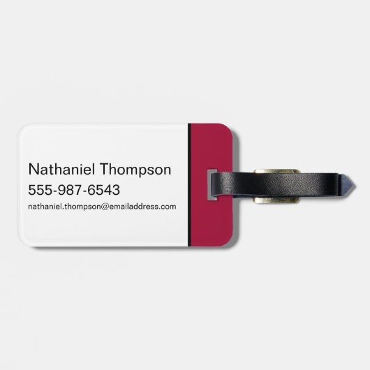 Lannister Sigil - Hören Sie mich Roar Gepäckanhänger (Rückseite horizontal)