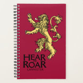Lannister Sigil - Hören Sie mich Roar Planer (Vorderseite)