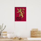 Lannister Sigil - Hören Sie mich Roar Poster (Küche)
