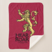 Lannister Sigil - Hören Sie mich Roar Sherpadecke (Vorderseite)