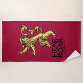 Lannister Sigil - Hören Sie mich Roar Strandtuch (Vorderseite)