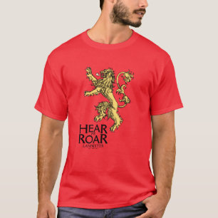 Lannister Sigil - Hören Sie mich Roar T-Shirt