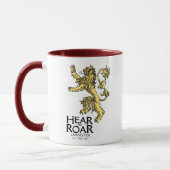 Lannister Sigil - Hören Sie mich Roar Tasse (Links)
