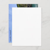 Lansallos Beach, Cornwall. Postkarte (Vorne/Hinten)