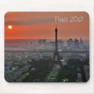 Lanscape Ansicht des Eiffelturms, Paris Frankreich Mousepad