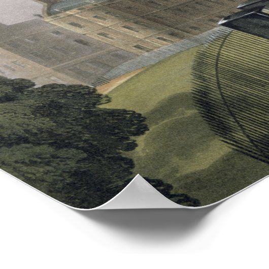 Lansdown Crescent, Bath, 1820 Poster (Ecke)