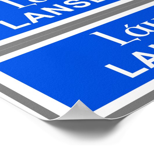 Lansdowne Lane Poster (Ecke)