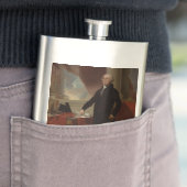 Lansdowne Portrait: US-Präsident George Washington Flachmann (Beispiel)