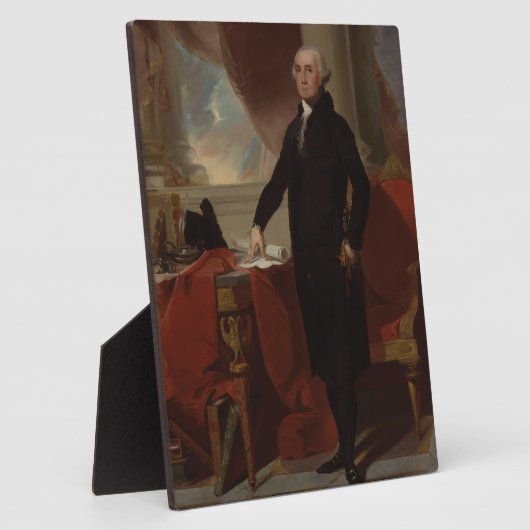 Lansdowne Portrait: US-Präsident George Washington Fotoplatte (Seite)