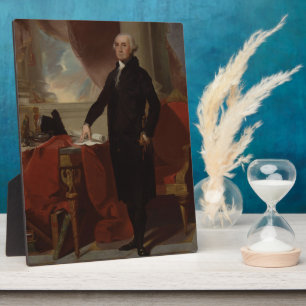 Lansdowne Portrait: US-Präsident George Washington Fotoplatte