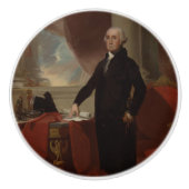 Lansdowne Portrait: US-Präsident George Washington Keramikknauf (Vorderseite)