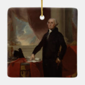 Lansdowne Portrait: US-Präsident George Washington Keramikornament (Rückseite)