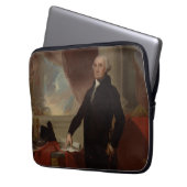 Lansdowne Portrait: US-Präsident George Washington Laptopschutzhülle (Vorderseite Links)
