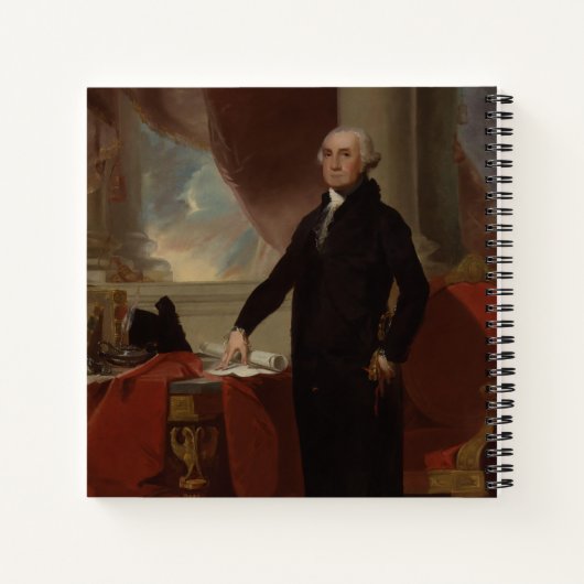 Lansdowne Portrait: US-Präsident George Washington Notizblock (Rückseite)