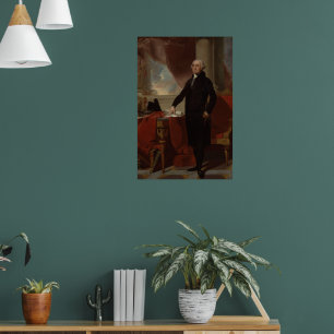 Lansdowne Portrait: US-Präsident George Washington Poster