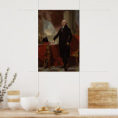 Lansdowne Portrait: US-Präsident George Washington Poster (Küche)