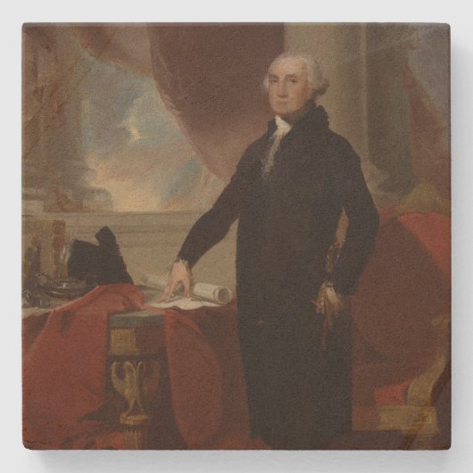 Lansdowne Portrait: US-Präsident George Washington Steinuntersetzer (Vorderseite)