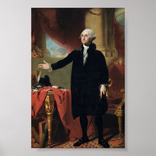 Lansdowne Portrait von George Washington Poster (Vorne)