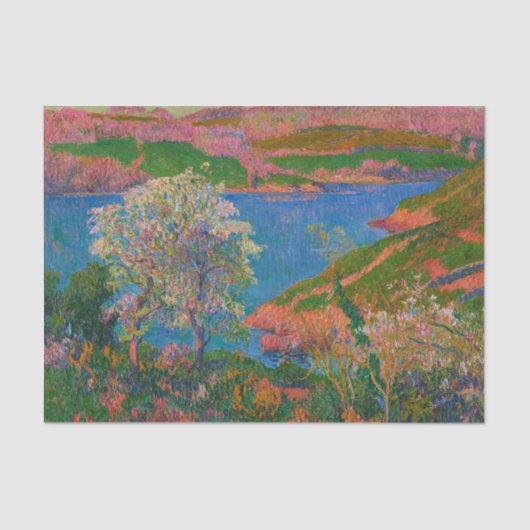 L'Anse du Goulineau, Henry Moret Seidenpapier (Vorderseite)