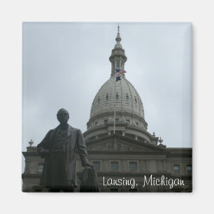 Lansing-Hauptstadts-Gebäude-Magnet Magnet