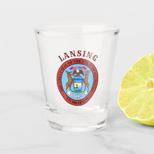 Lansing, Michigan Schnapsglas