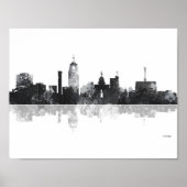 LANSING, MICHIGAN SKYLINE POSTER (Vorne)