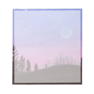 Lansing Moon und Stars Notizblock
