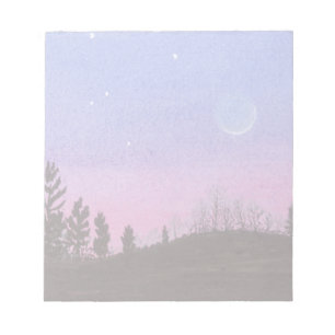 Lansing Moon und Stars Notizblock