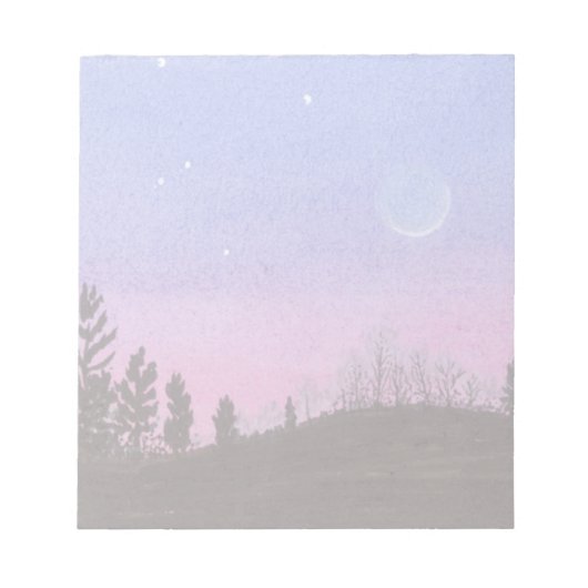 Lansing Moon und Stars Notizblock (Vorderseite)