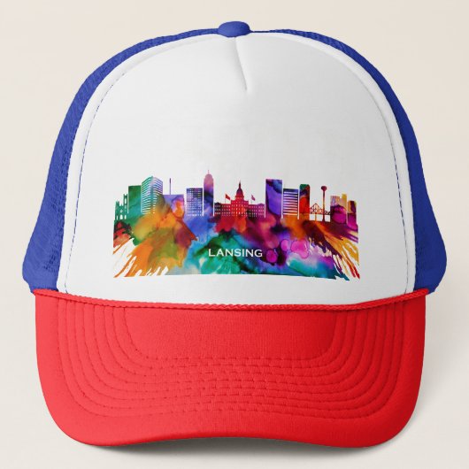 Lansing Skyline Truckerkappe (Vorderseite)