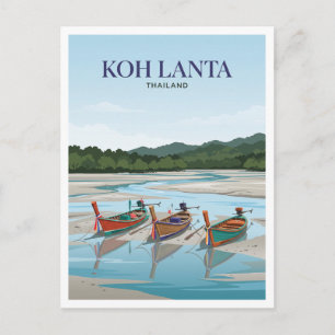 Lanta Noi Ostküste Thailand Postkarte