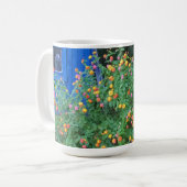 Lantana-Blüten Kaffeetasse (Vorderseite Links)