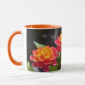 Lantana Bright Colorful Botanical Flowers Tasse (Links)