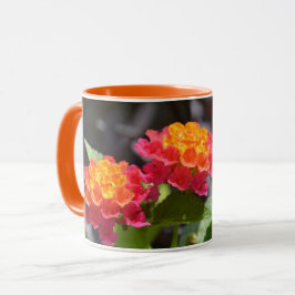 Lantana Bright Colorful Botanical Flowers Tasse