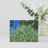 Lantana Bush Postkarte (Stehend Vorderseite)