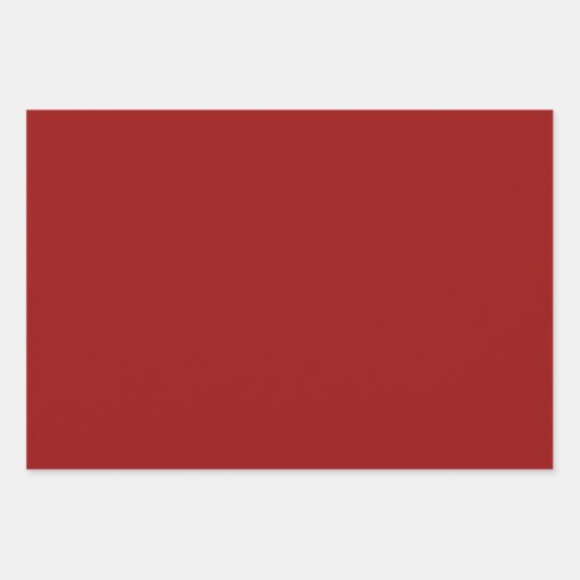 Lantana Floral Red Design Geschenkpapier Set (Vorderseite 3)