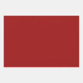 Lantana Floral rotes Design Geschenkpapier Set (Vorderseite 3)