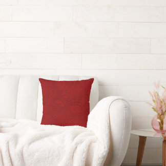 Lantana Floral rotes Design Kissen