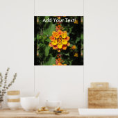 Lantana-Wüste-Blume Poster (Küche)