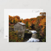 Lantermans Mühle im Herbst Postkarte (Vorne/Hinten)