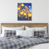 Lantern Bearers | Maxfield Parrish | Leinwanddruck (Insitu (Schlafzimmer))