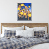Lantern Bearers | Maxfield Parrish | Leinwanddruck (Insitu (Schlafzimmer))