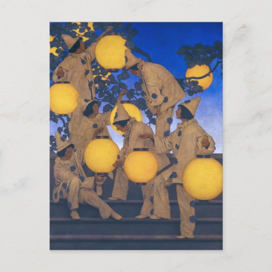 Lantern Bearers | Maxfield Parrish | Postkarte (Vorderseite)