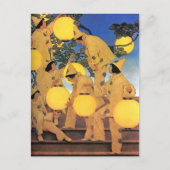 Lantern Bearers Maxfield Parrish Postkarte (Vorderseite)