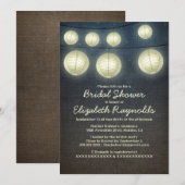 Lantern Bridal Dusche Einladungen (Vorne/Hinten)