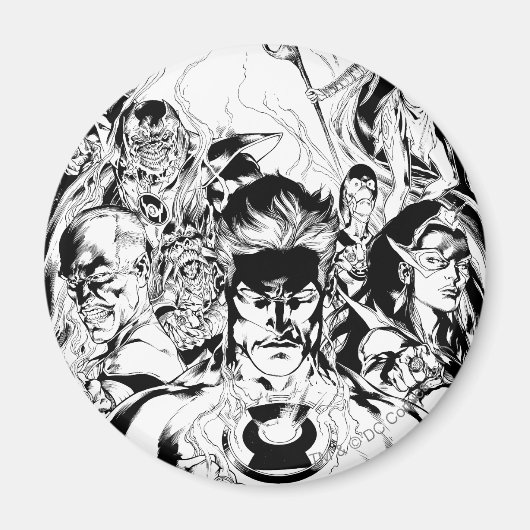 Lantern Corps Group Shot Magnet (Vorne)