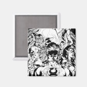 Lantern Corps Group Shot Magnet (Vorderseite/Rückseite)