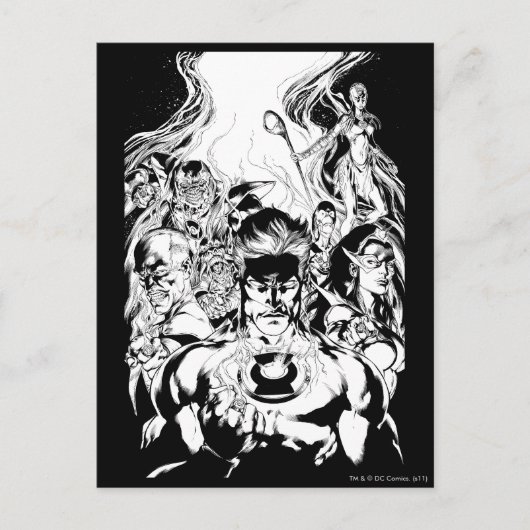 Lantern Corps Group Shot Postkarte (Vorderseite)