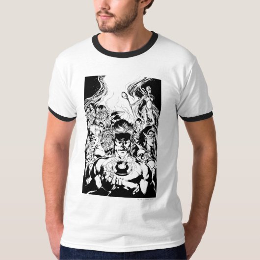 Lantern Corps Group Shot T-Shirt (Vorderseite)