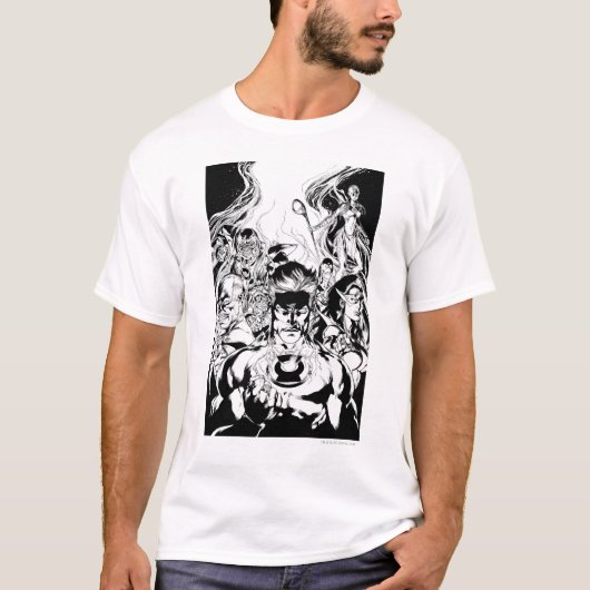 Lantern Corps Group Shot T-Shirt (Vorderseite)